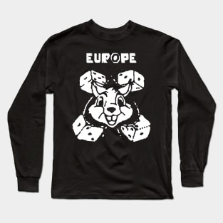 europe rabbit dice Long Sleeve T-Shirt